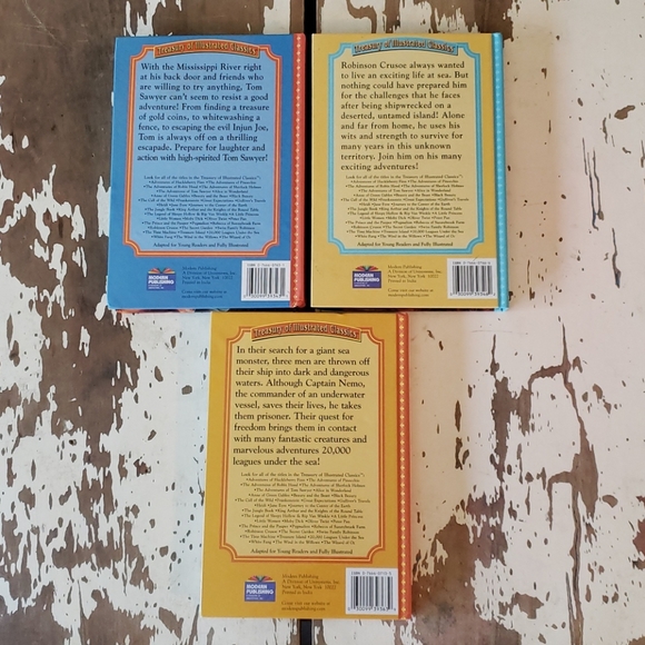 Crusoe, Sawyer, and 20,000 Leagues Set of 3 Books - Picture 2 of 5